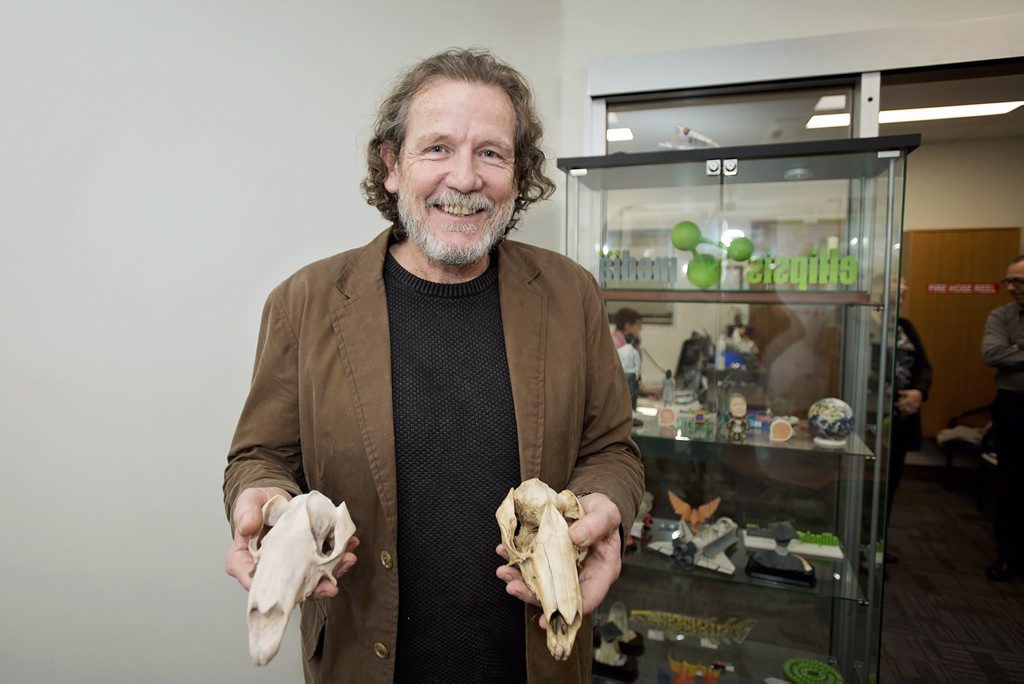 A new dimension of teaching and learning is about to begin at the University of Southern Queensland (USQ) through the use of full colour 3D printing in its course offerings. USQ Archaeology Lecturer Professor Bryce Barker.